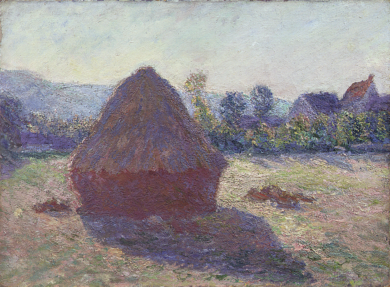 Reproduction du tableau « Une paille de foin au soleil du soir - Claude Monet » par Alpha Reproduction en peinture à l’huile