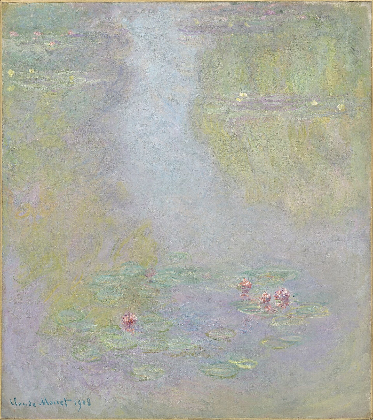 🎨 수련 – 안개와 부드러움, 클로드 모네, 1908