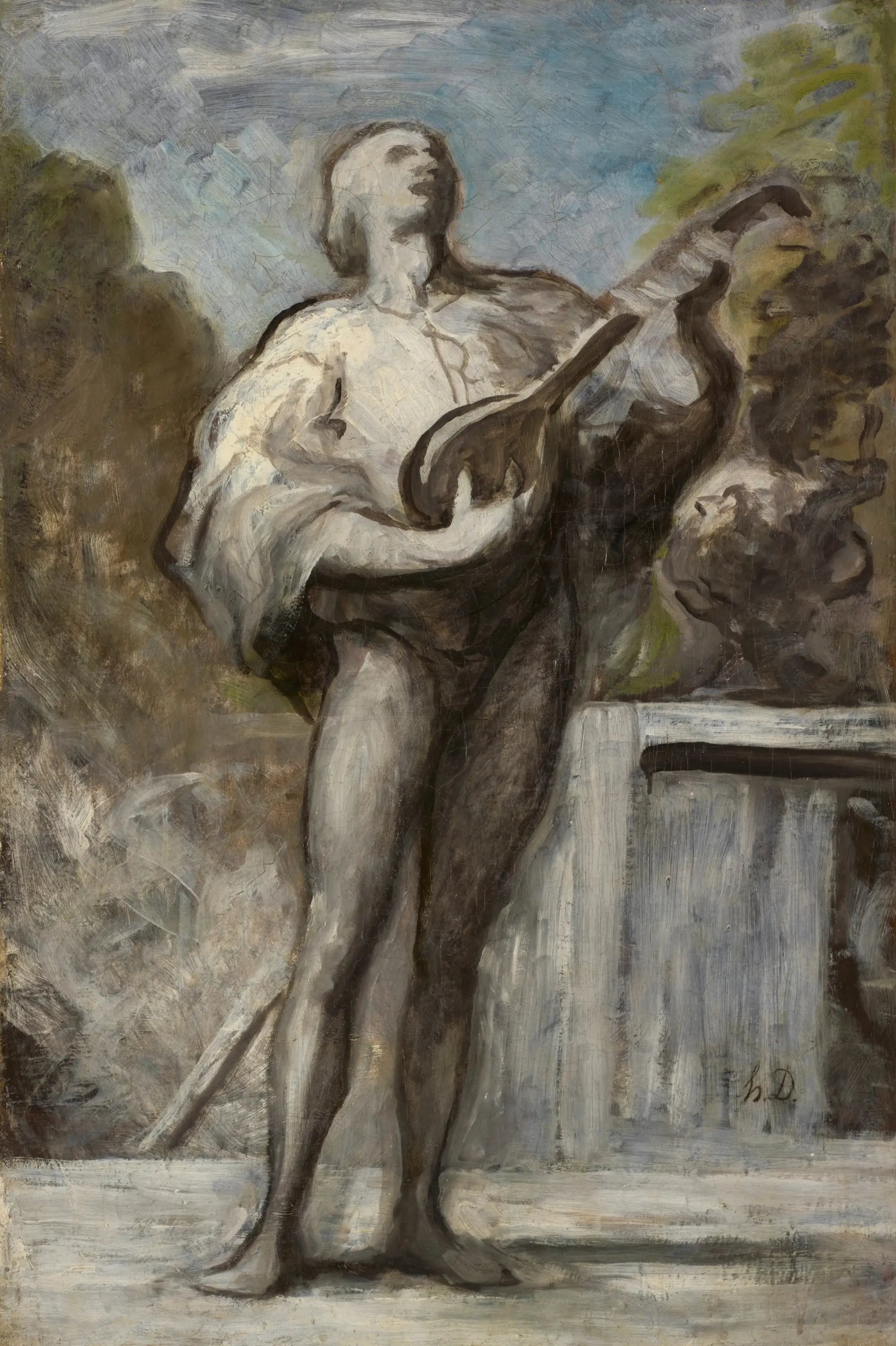 Le Troubadour - Honoré Daumier - Alpha Reproduction