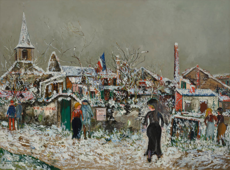 Commune de Maixe (Meurthe-et-Moselle) (1924) - Maurice Utrillo