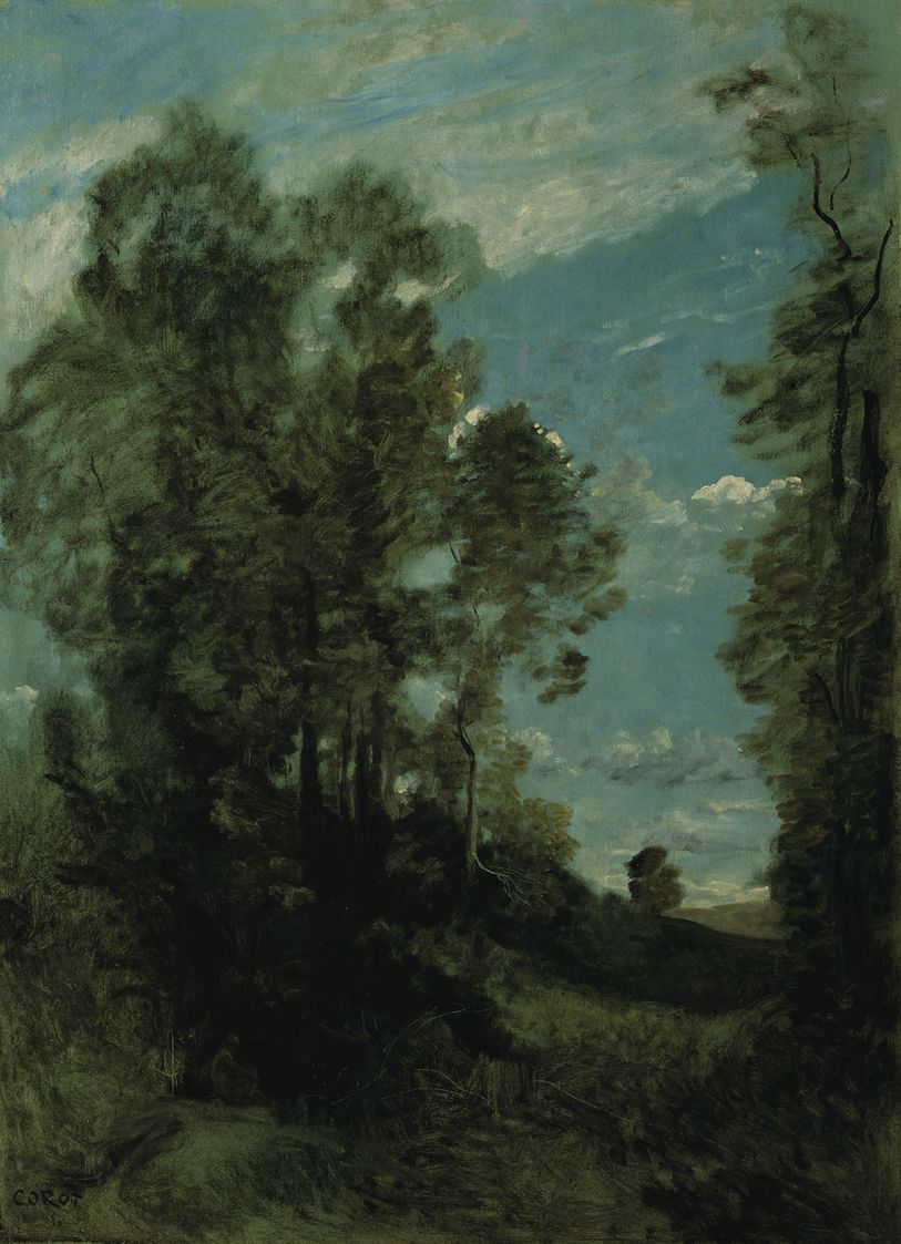 Paysage forestier (matin) - Jean-Baptiste Camille Corot