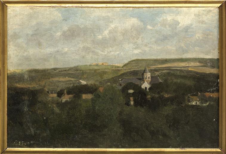 Boulogne-sur-Mer, un coin de la ville - Jean-Baptiste Camille Corot