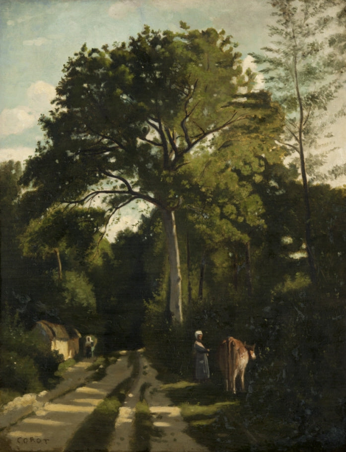 Chemin forestier, Ville d'Avray - Jean-Baptiste Camille Corot