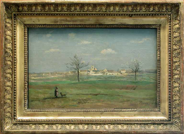 Rosny. Vue du village au printemps - Jean-Baptiste Camille Corot
