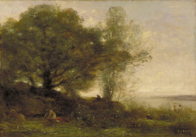 Les Baigneuses - Jean-Baptiste Camille Corot