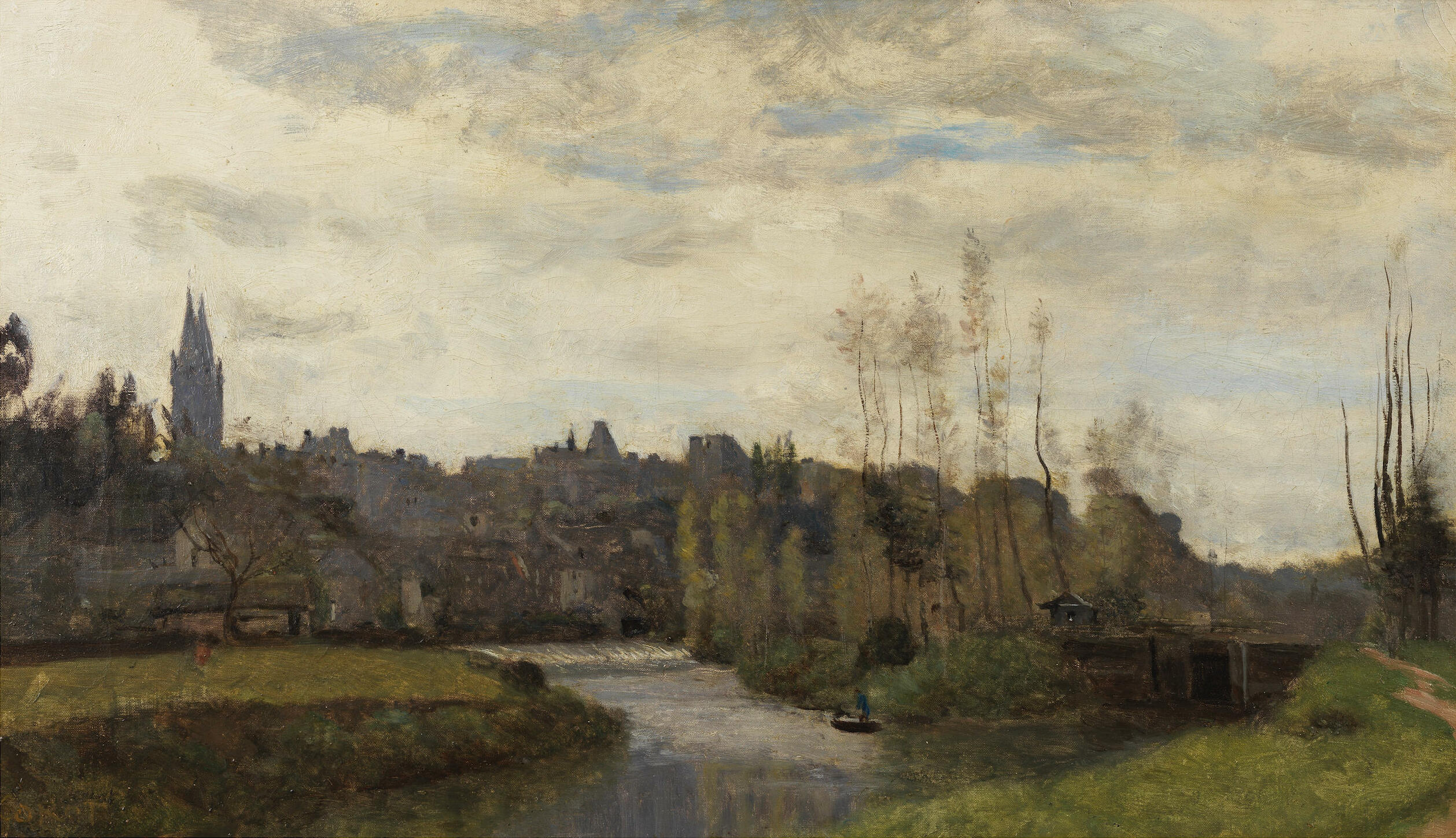 Vue de Saint-Lô - Jean-Baptiste Camille Corot