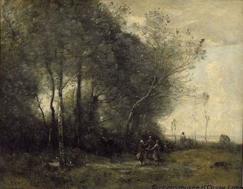 La Danse des bergères. Souvenir d'Arleux - Jean-Baptiste Camille Corot