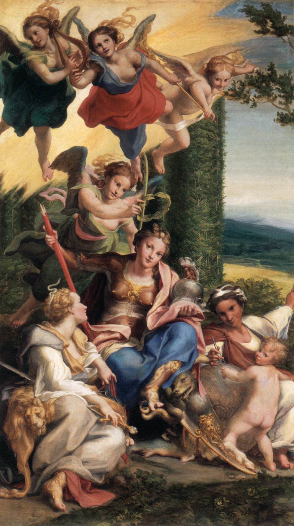 Allégorie de la Vertu - Antonio da Correggio