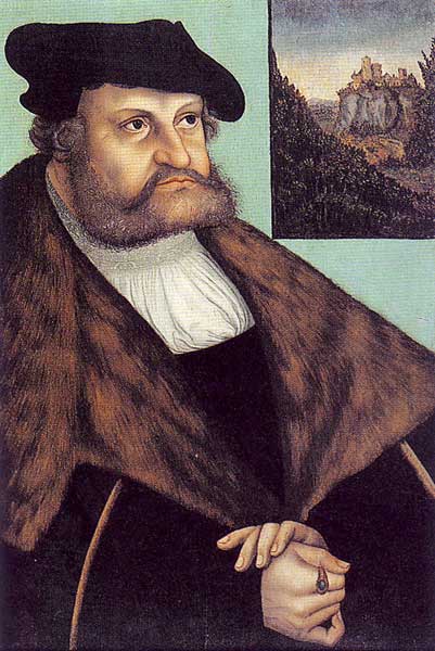Portrait de Frédéric III le Sage, électeur de Saxe - Lucas Cranach the Elder