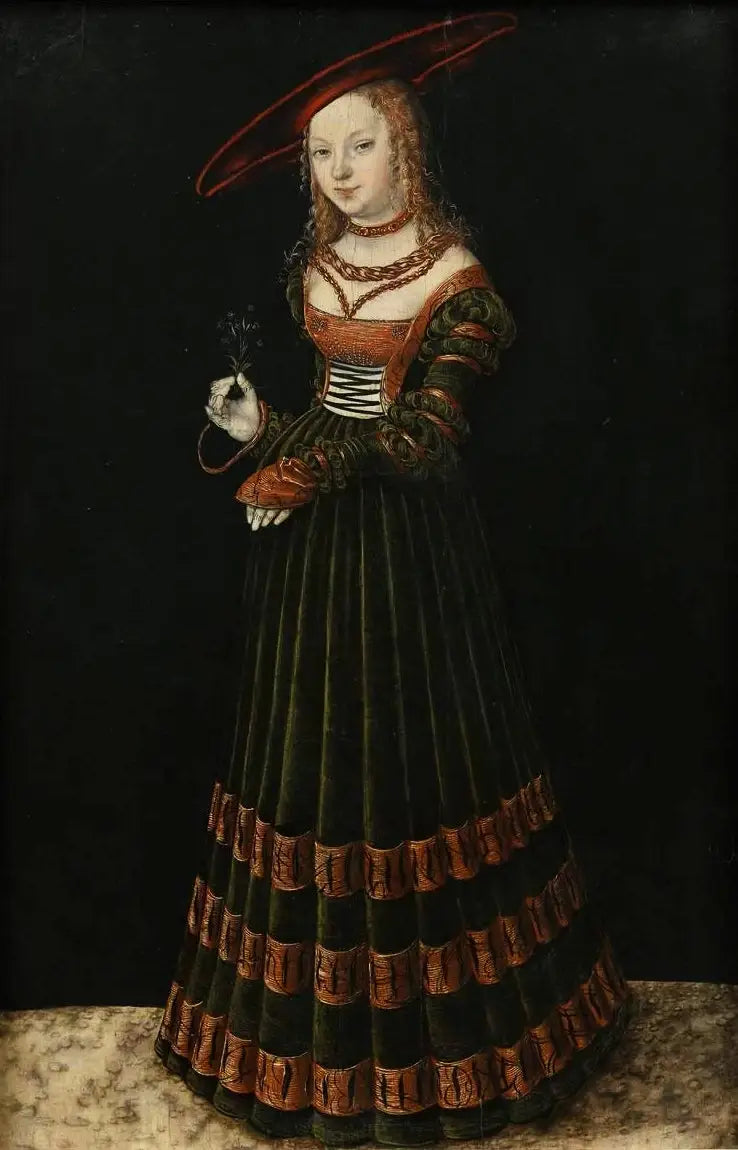 Portrait d’une jeune fille à l’œillet (La Princesse) - Lucas Cranach the Elder - Alpha Reproduction
