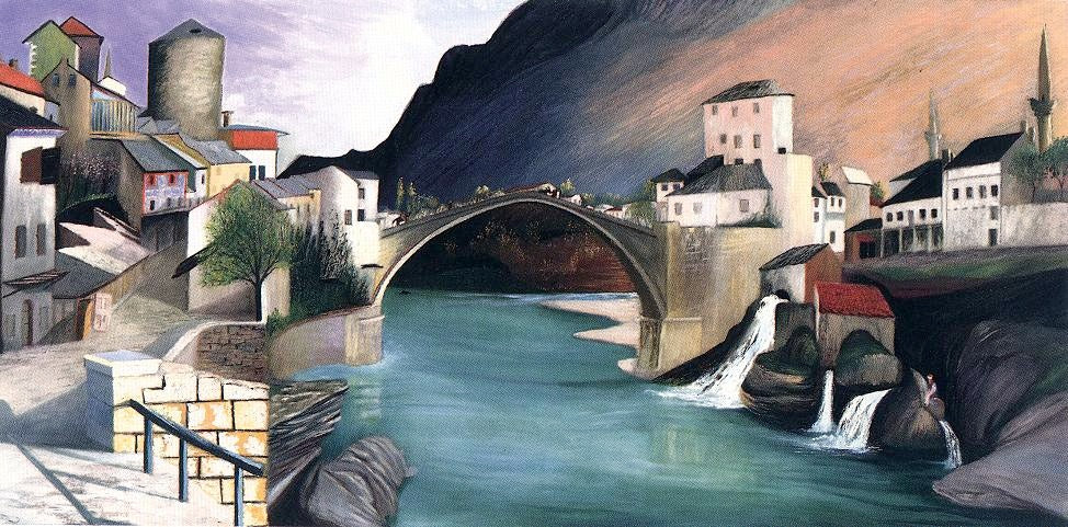 Pont ottoman à Mostar, Tivadar Kosztka Csontváry, 1903
