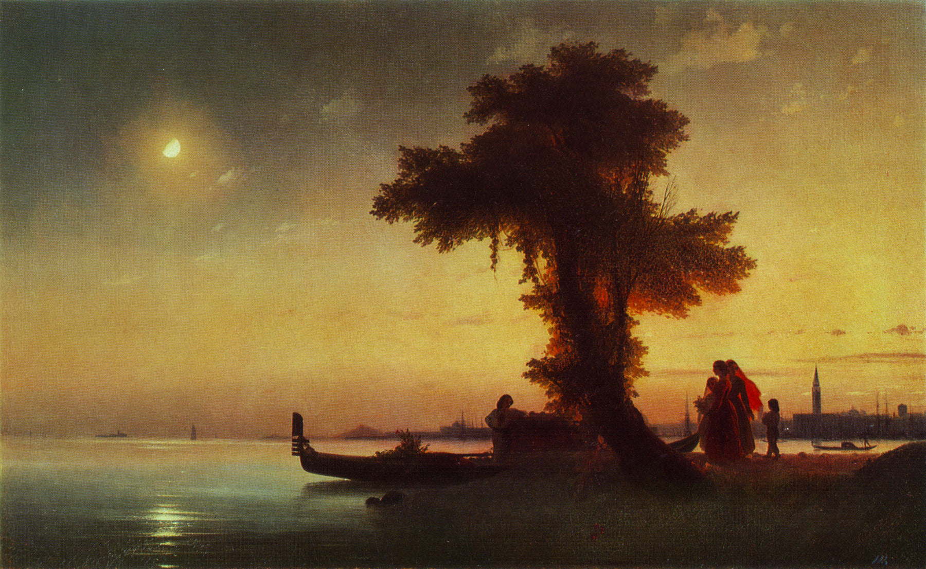 Une baie près de Venise - Ivan Aïvazovski