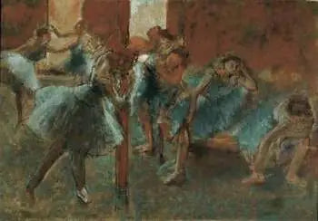 Reproduction du tableau « Danseuses en répétition - Edgar Degas » par Alpha Reproduction en peinture à l’huile