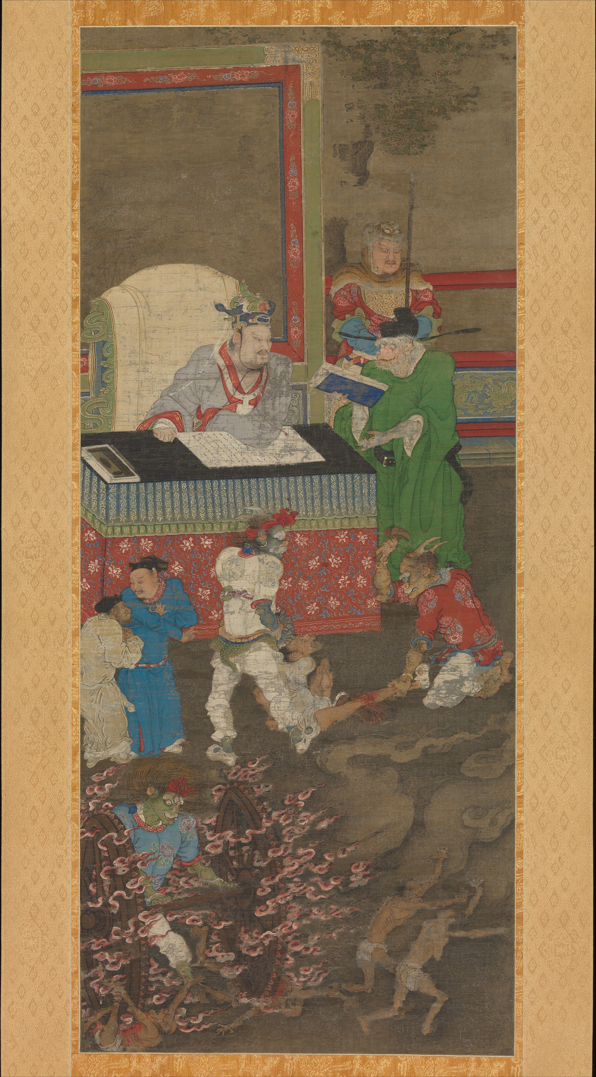 Ten Kings of Hell, Jin Chushi, before 1195 — peinture chinoise