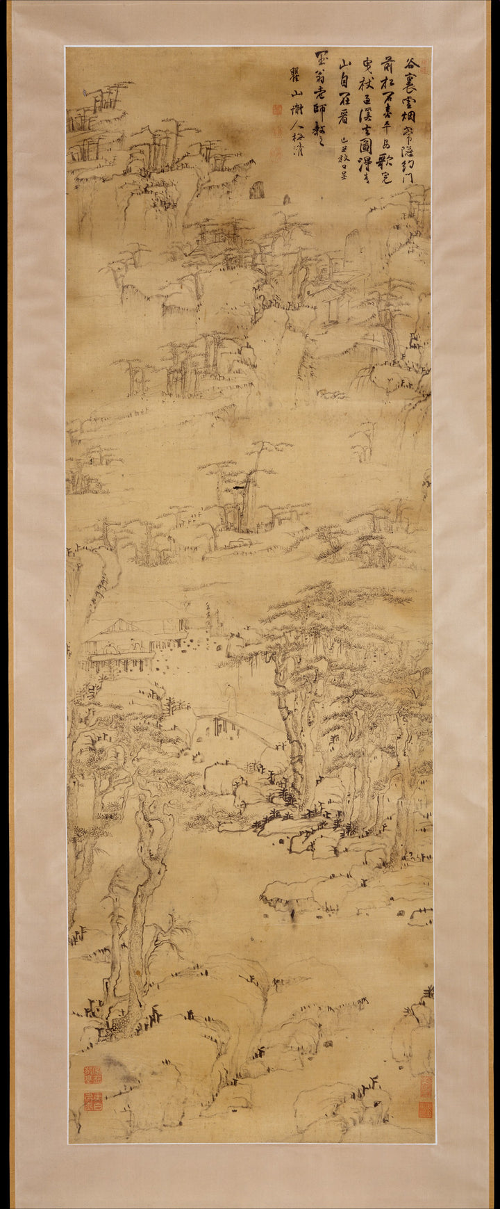 Strolling in a misty valley - Mei Qing