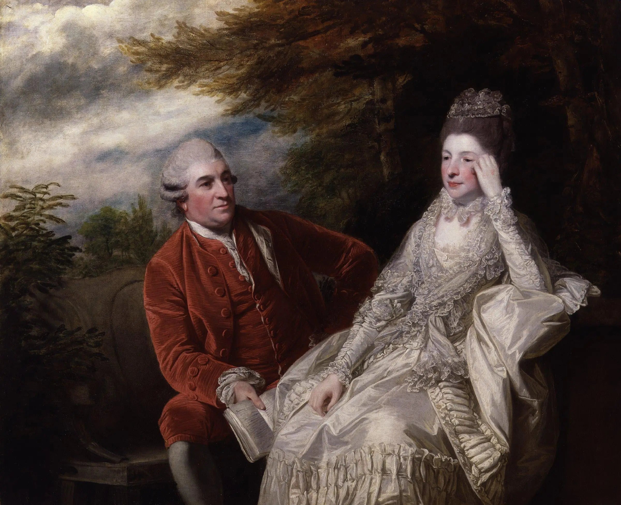 David Garrick; Eva Maria Garrick (née Veigel) - Joshua Reynolds - Alpha Reproduction