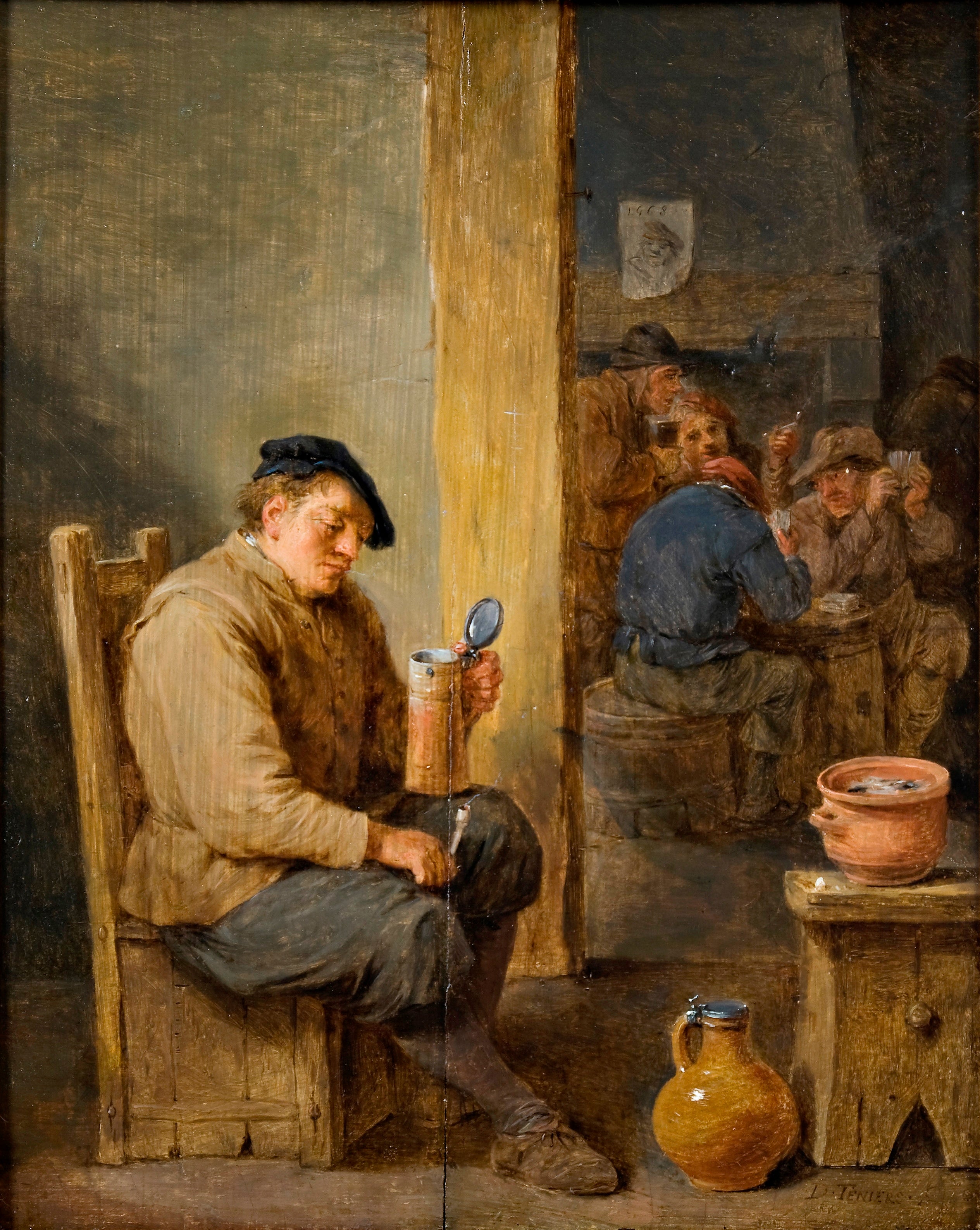 La chope vide - David Teniers le Jeune