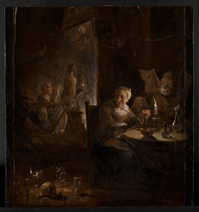 La cuisine des sorcières - David Teniers le Jeune