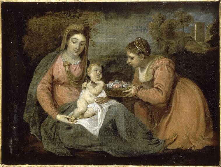 Adoration de l'Enfant Jésus - David Teniers le Jeune