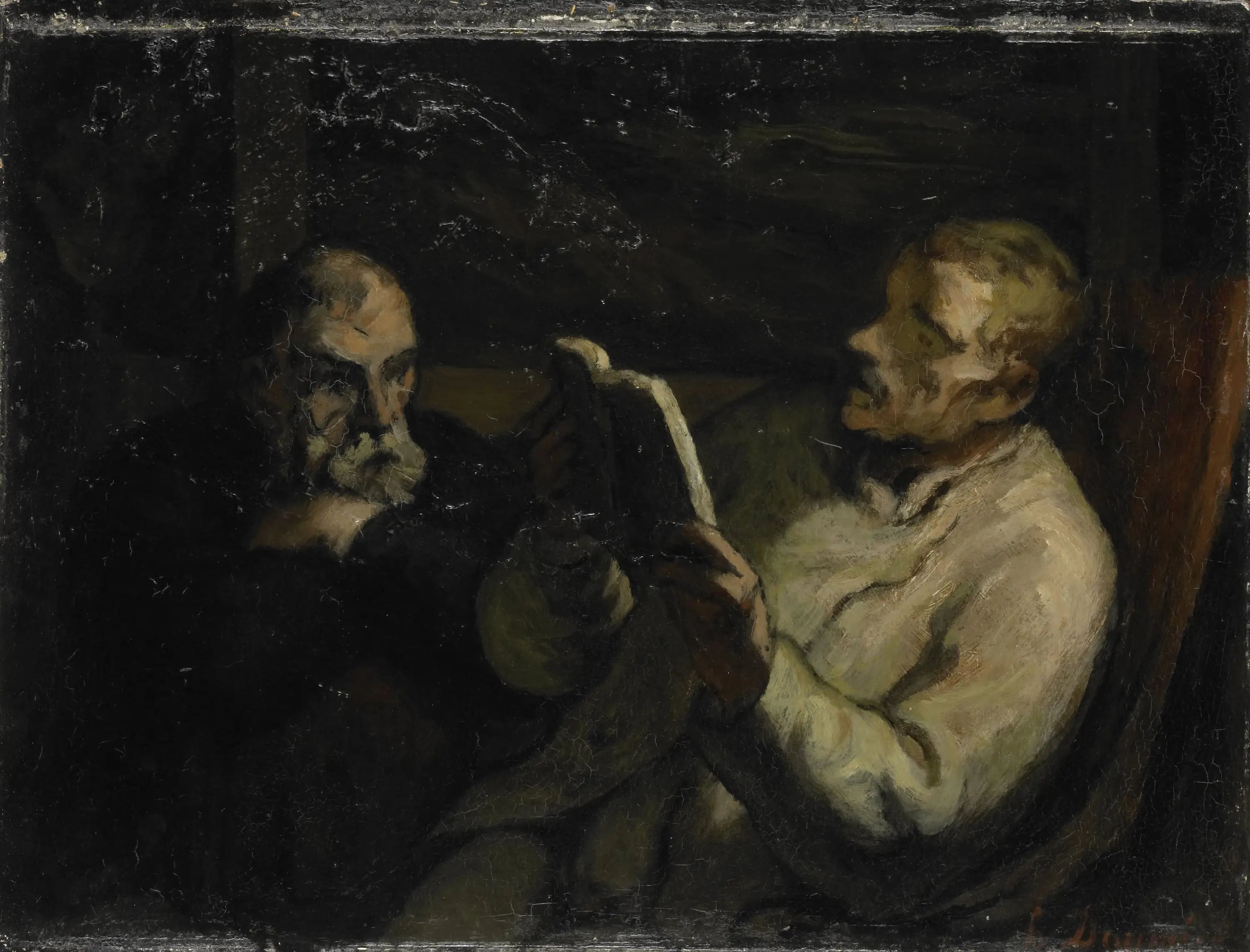 La lecture - Honoré Daumier - Alpha Reproduction