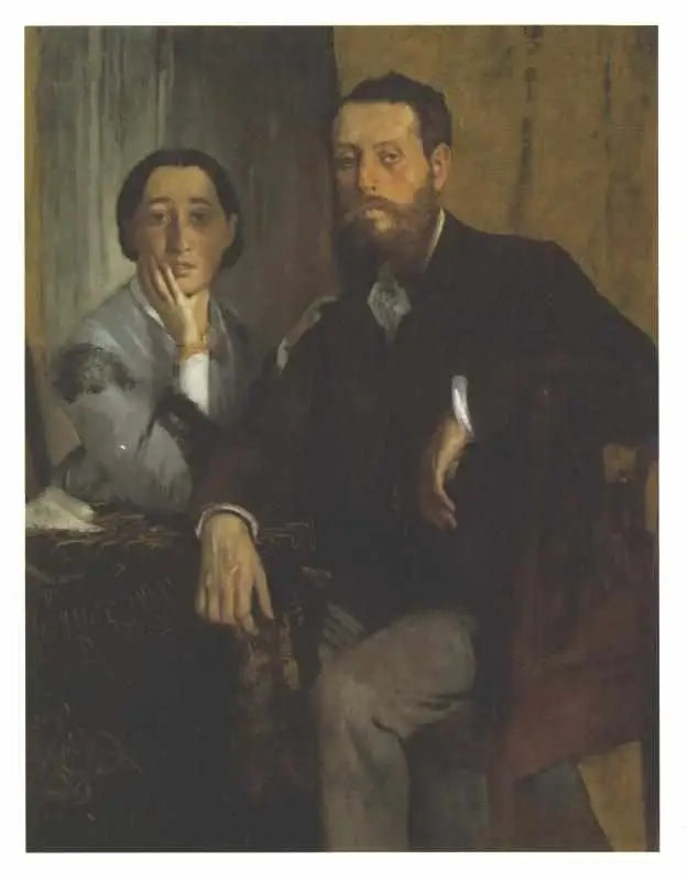 Reproduction du tableau « Edmondo et Thérèse Morbilli - Edgar Degas » par Alpha Reproduction en peinture à l’huile