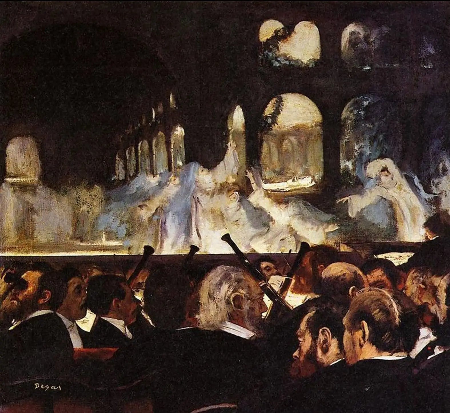 Reproduction du tableau « Le Ballet de « Robert le Diable » (1876) - Edgar Degas » par Alpha Reproduction en peinture à l’huile