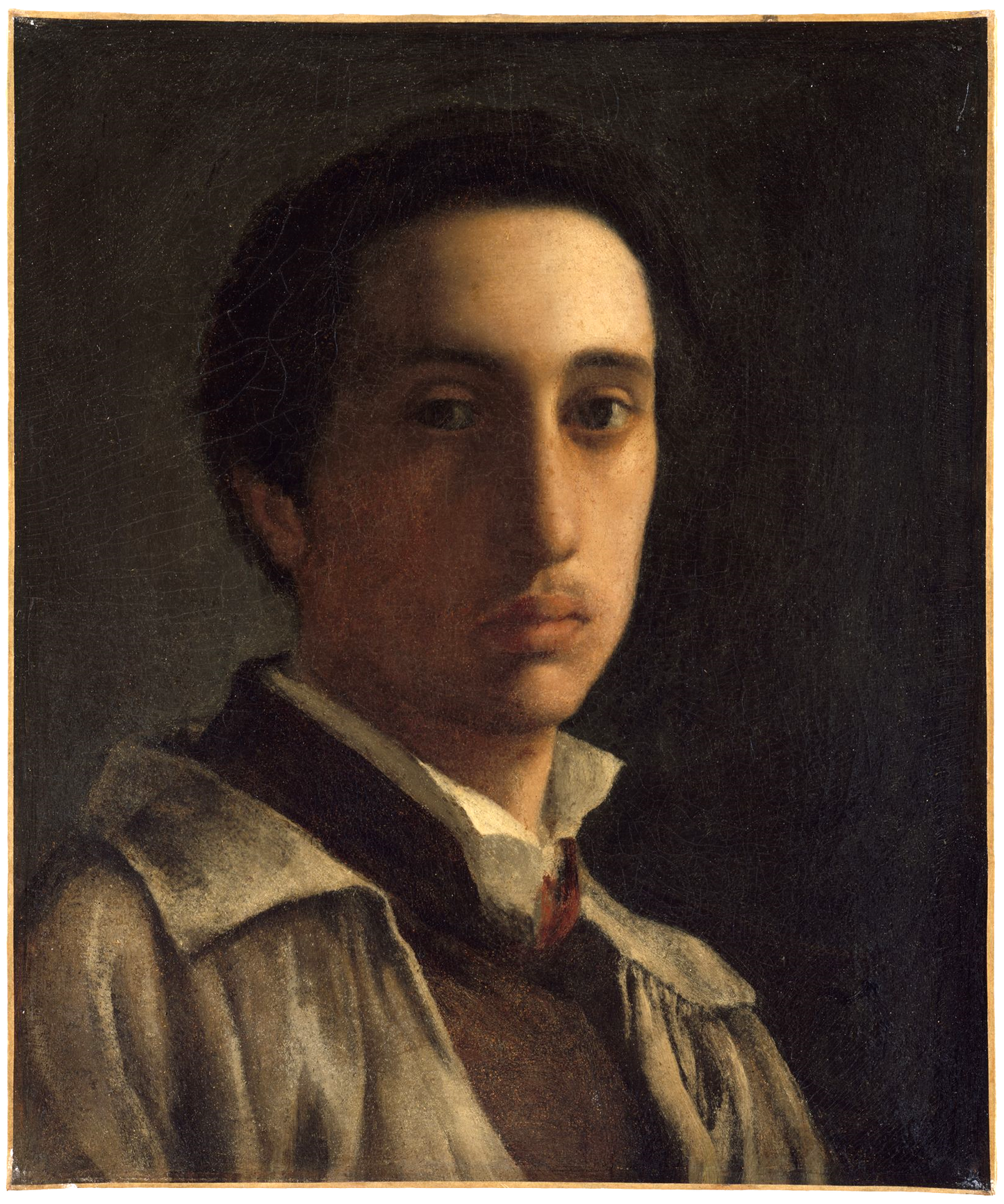 Reproduction du tableau « Autoportrait - Edgar Degas » par Alpha Reproduction en peinture à l’huile