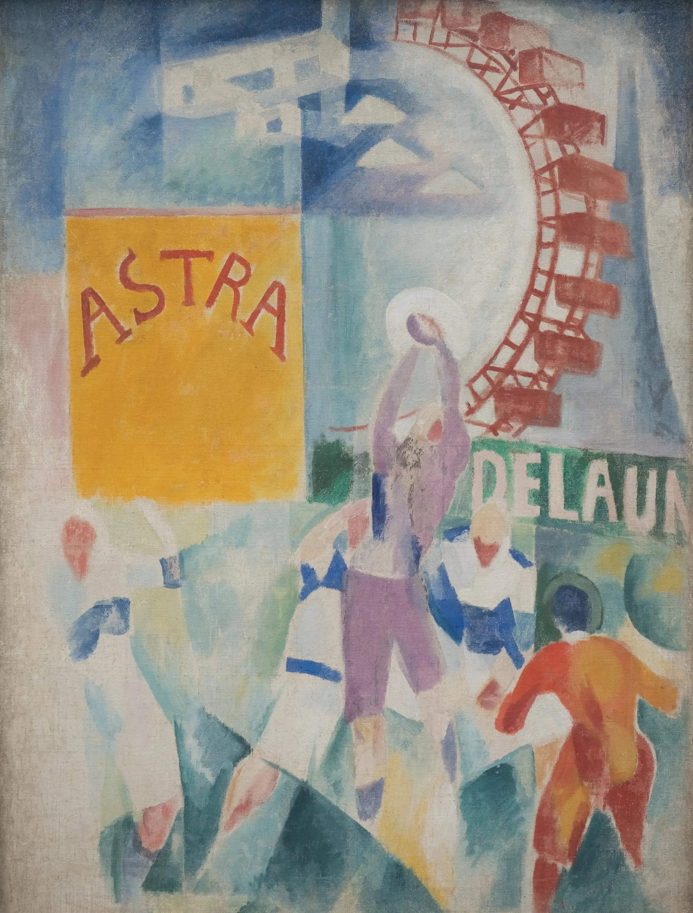 Reproduction du tableau « L'Équipe de Cardiff - Robert Delaunay » par Alpha Reproduction en peinture à l’huile