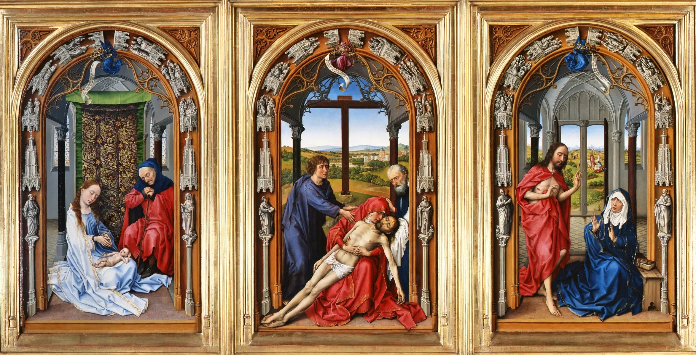 Retable de Miraflores - Rogier van der Weyden - Alpha Reproduction