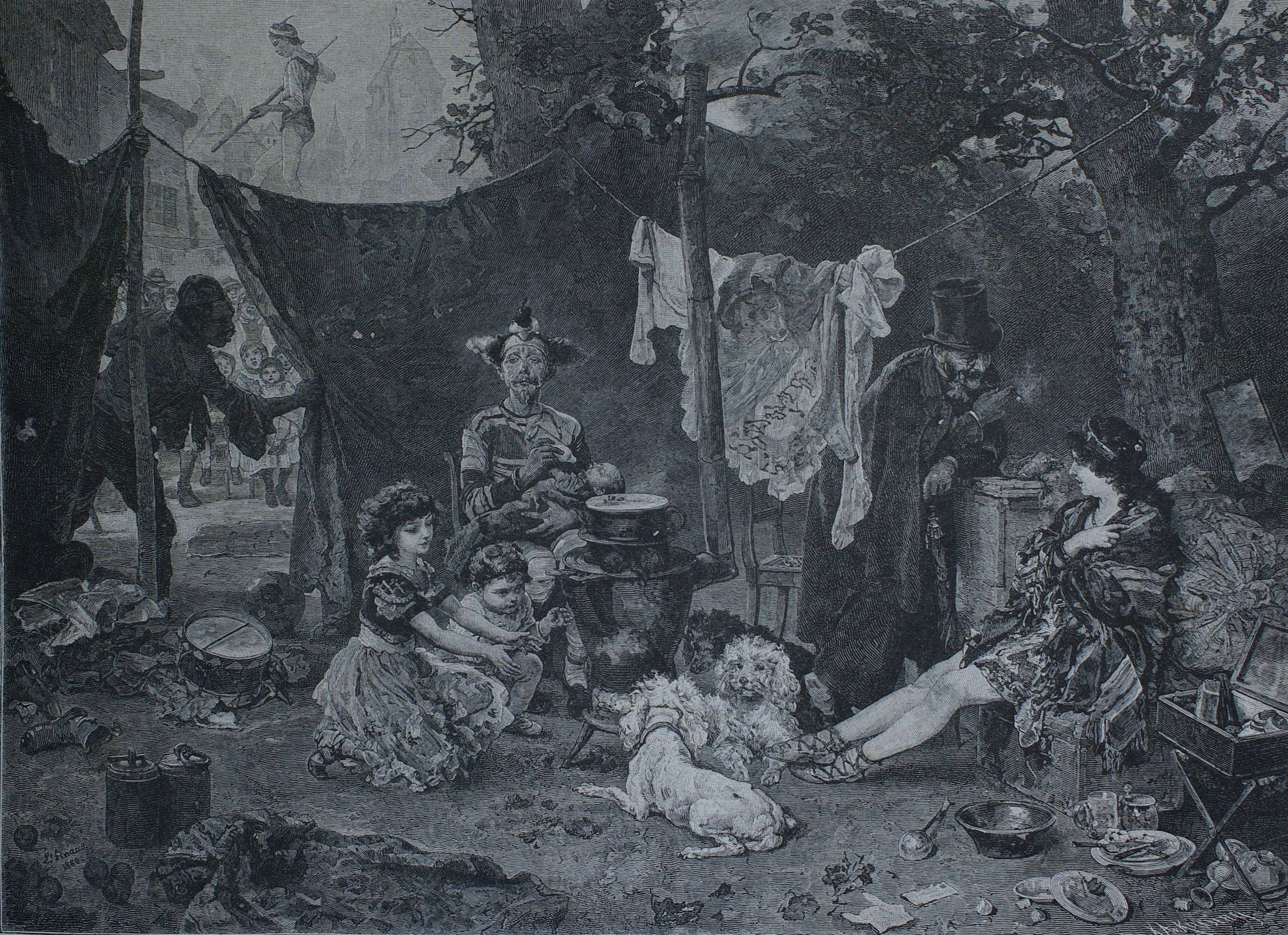 Derrière le rideau - Ludwig Knaus