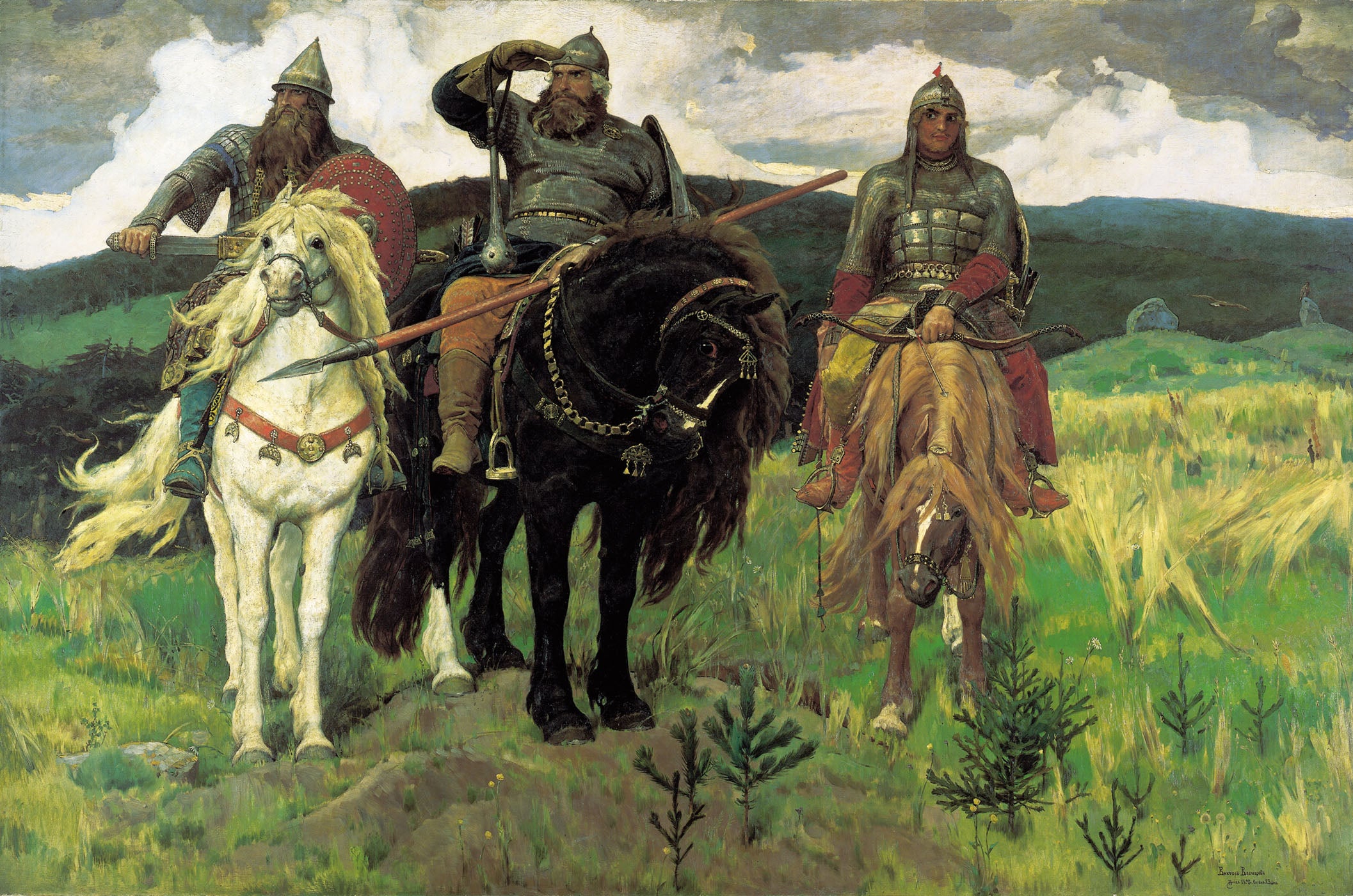 Les Bogatyrs - Viktor Vasnetsov