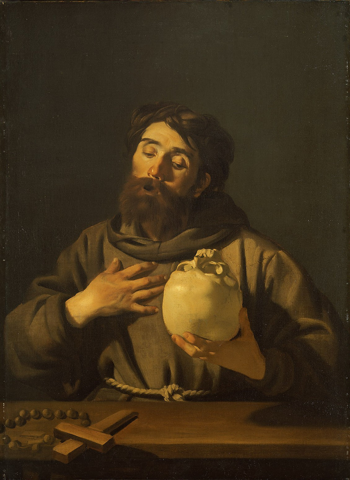 Saint François - Dirck van Baburen image 1 reproduction d’œuvre d’art à l’huile