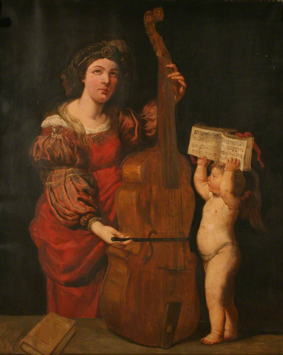 Sainte Cécile jouant de la viole - Domenichino