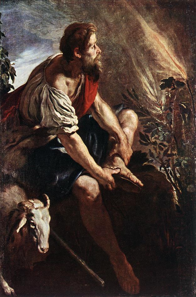 Moïse devant le buisson ardent - Domenico Fetti