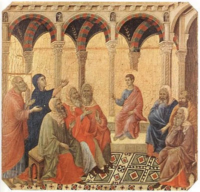 Dispute avec les médecins - Duccio di Buoninsegna - Alpha Reproduction