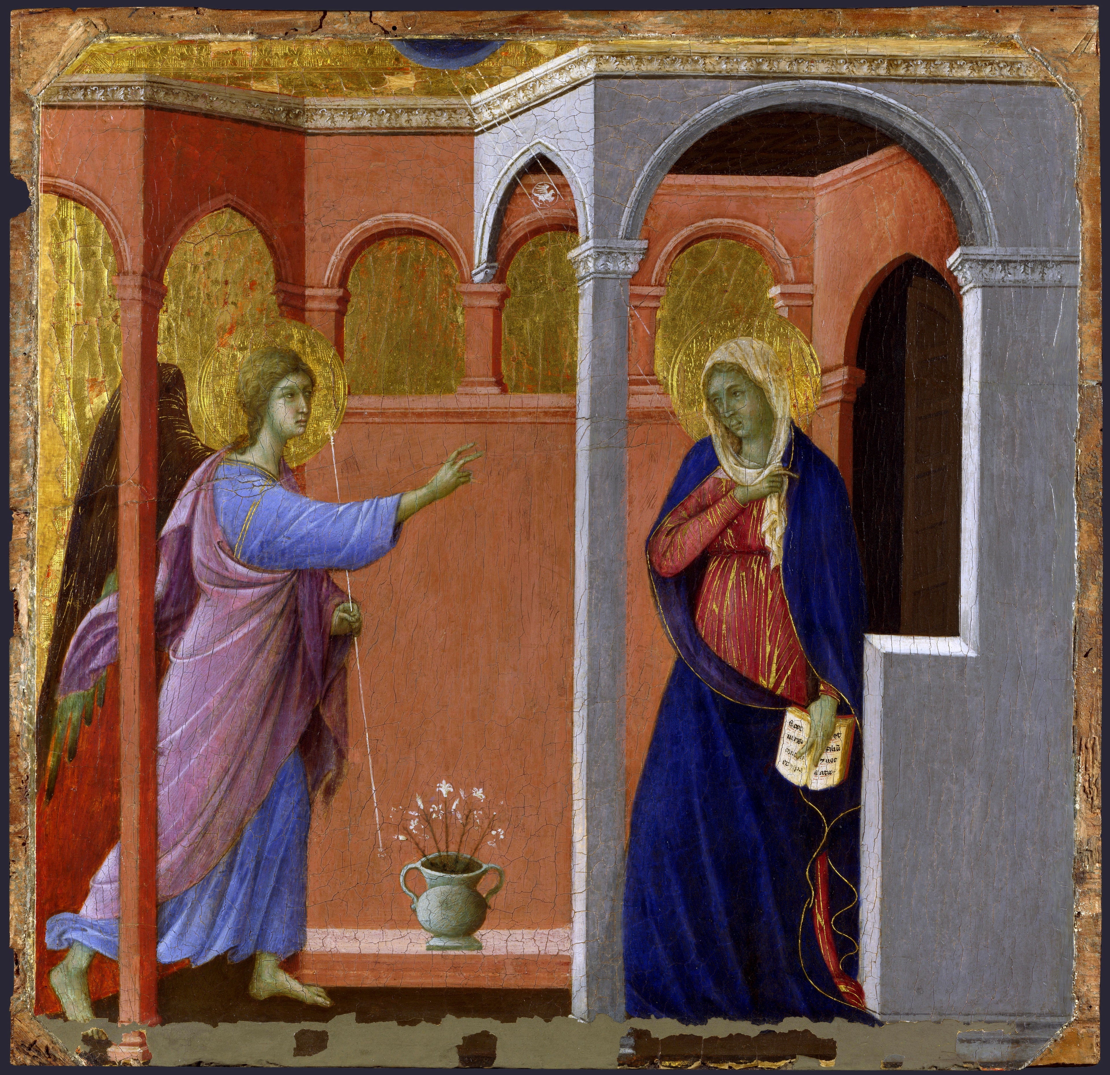 L'Annonciation - Duccio di Buoninsegna