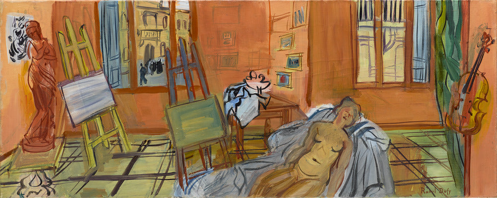 L'Atelier de la rue Jeanne d'Arc - Raoul Dufy