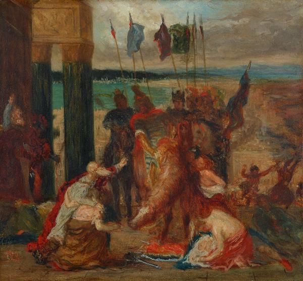 Reproduction du tableau « L'Entrée des croisés à Constantinople - Edgar Degas » par Alpha Reproduction en peinture à l’huile