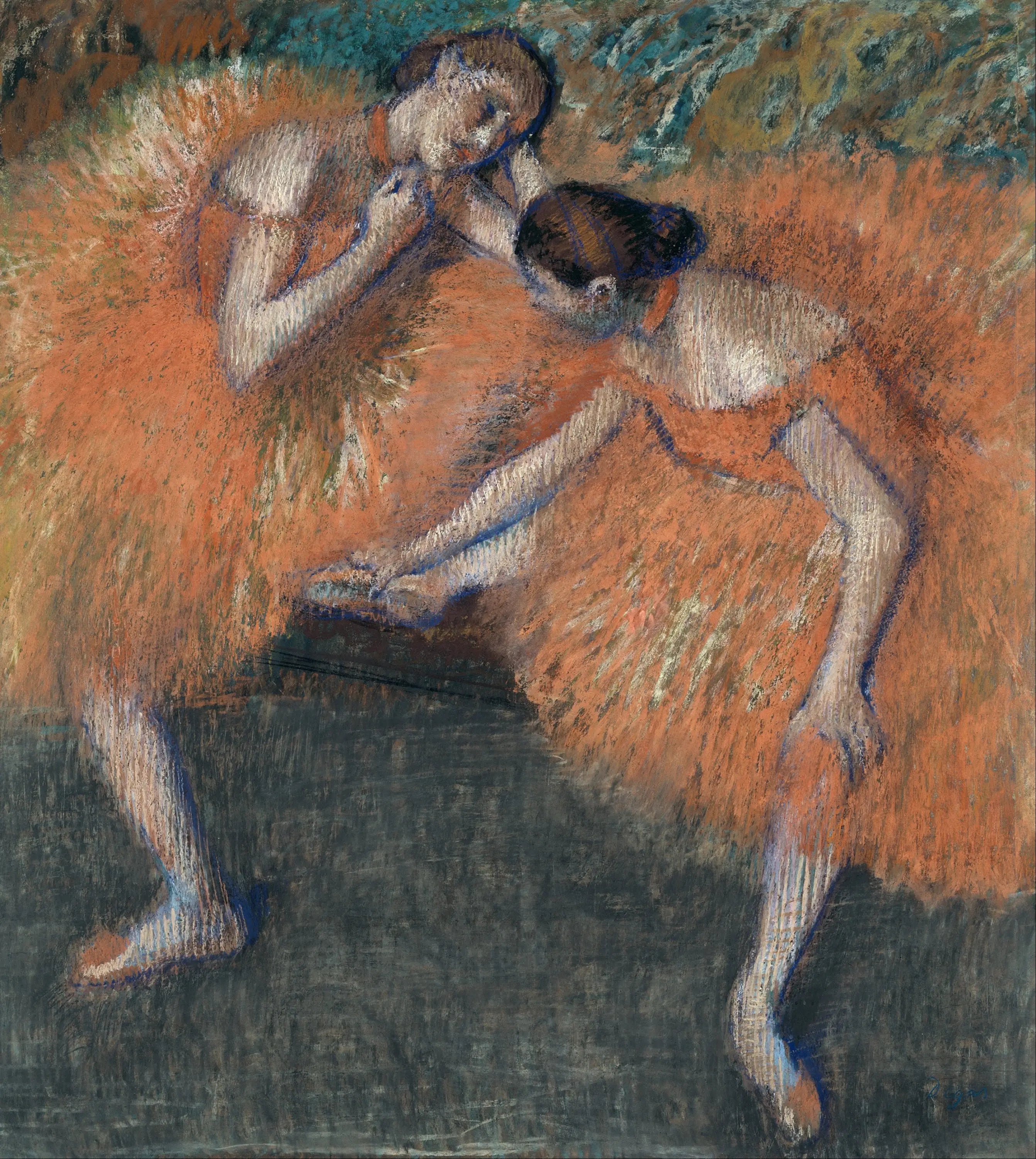 Reproduction du tableau « Deux Danseuses - Edgar Degas » par Alpha Reproduction en peinture à l’huile