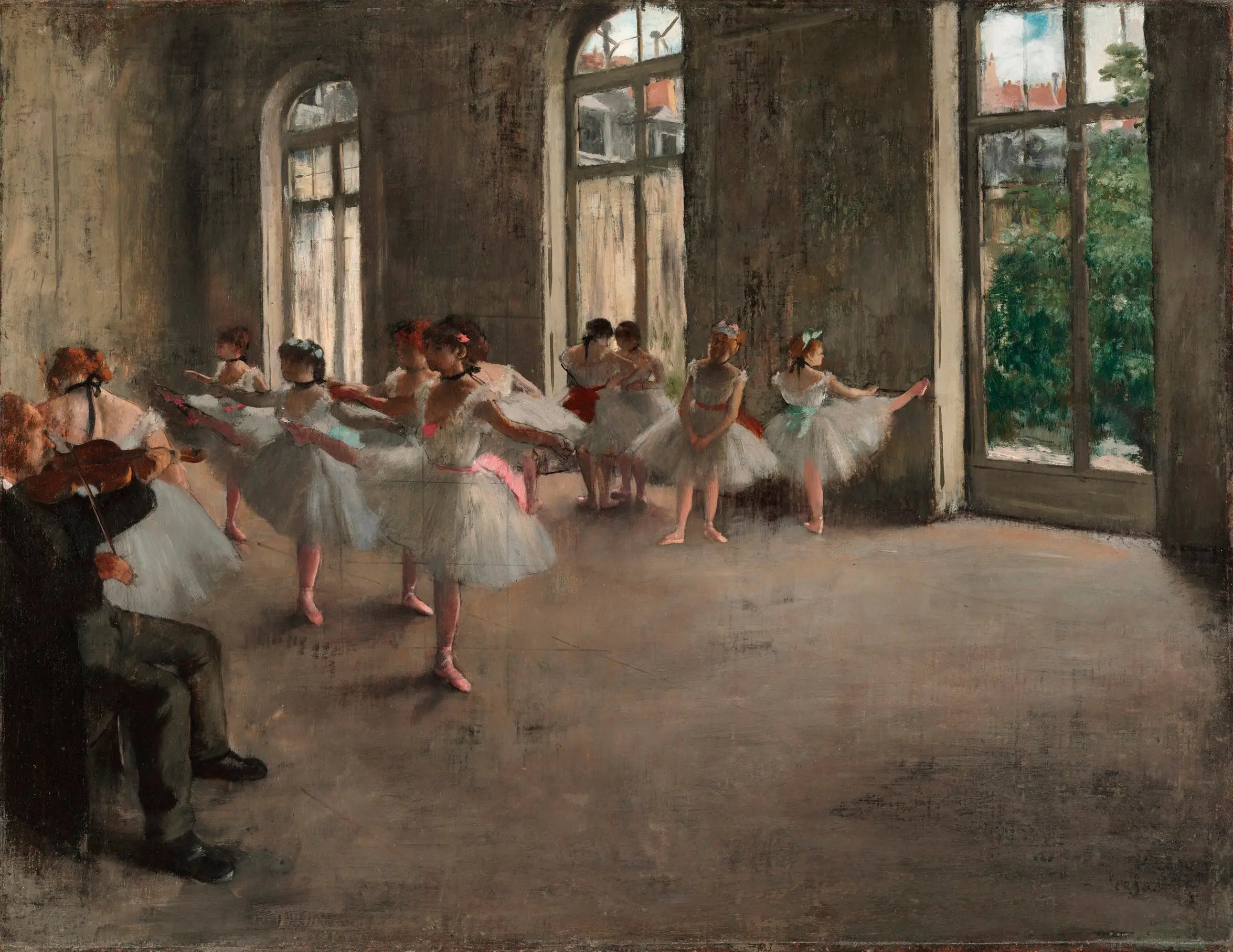 Reproduction du tableau « La répétition - Edgar Degas » par Alpha Reproduction en peinture à l’huile