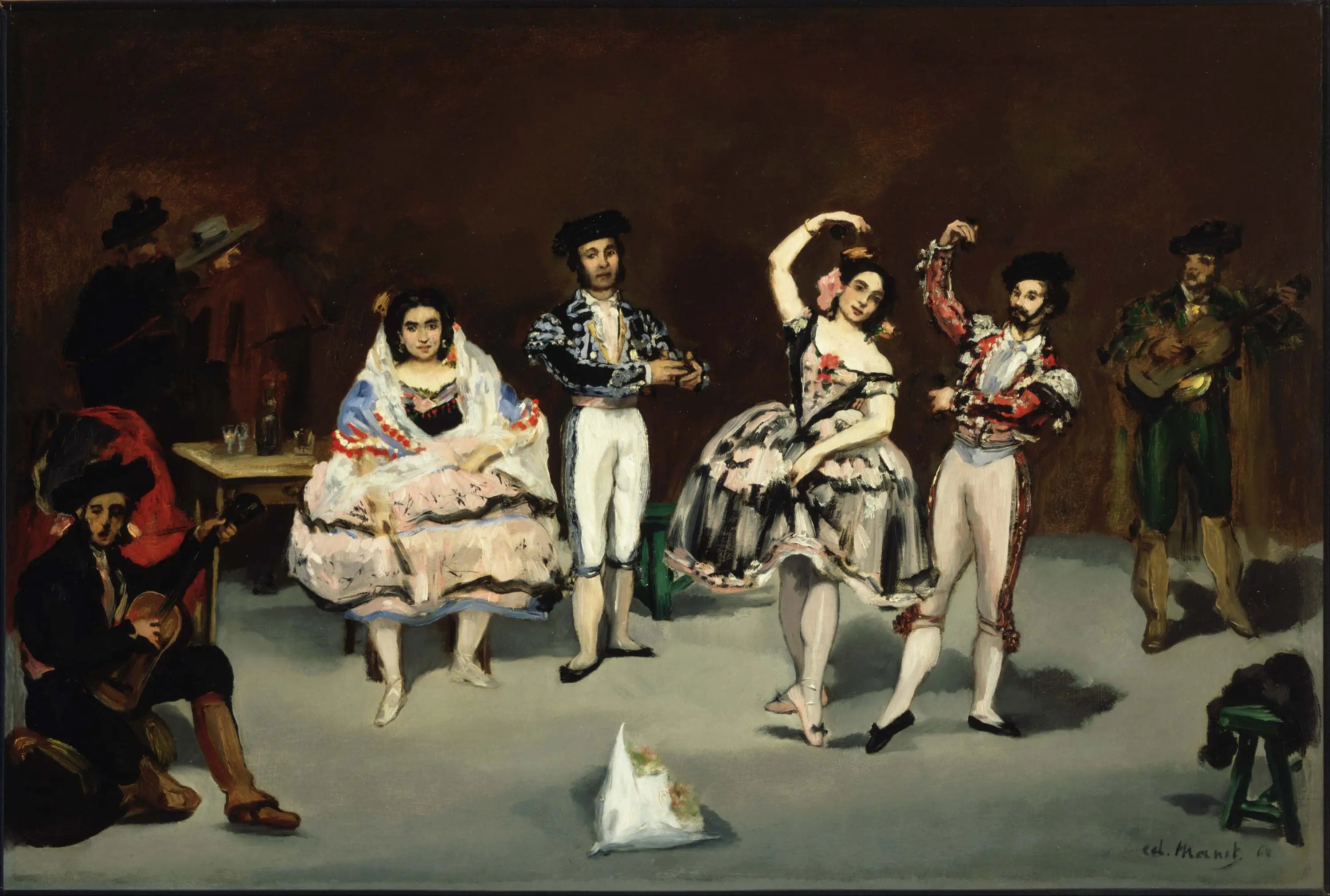 Reproduction du tableau « Ballet espagnol - Édouard Manet » par Alpha Reproduction en peinture à l’huile