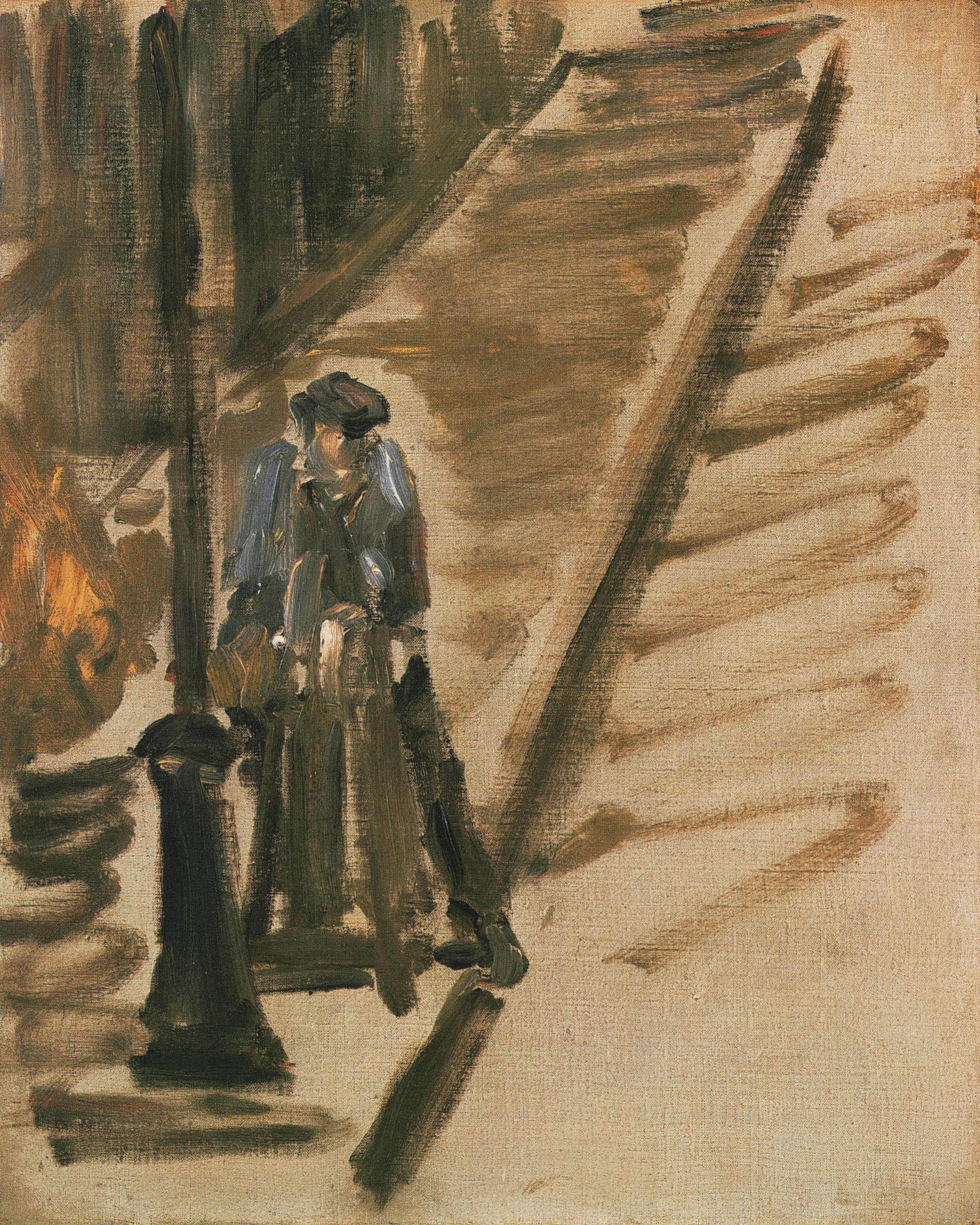 Reproduction du tableau « Rue Mosnier aux Rémouleur - Édouard Manet » par Alpha Reproduction en peinture à l’huile
