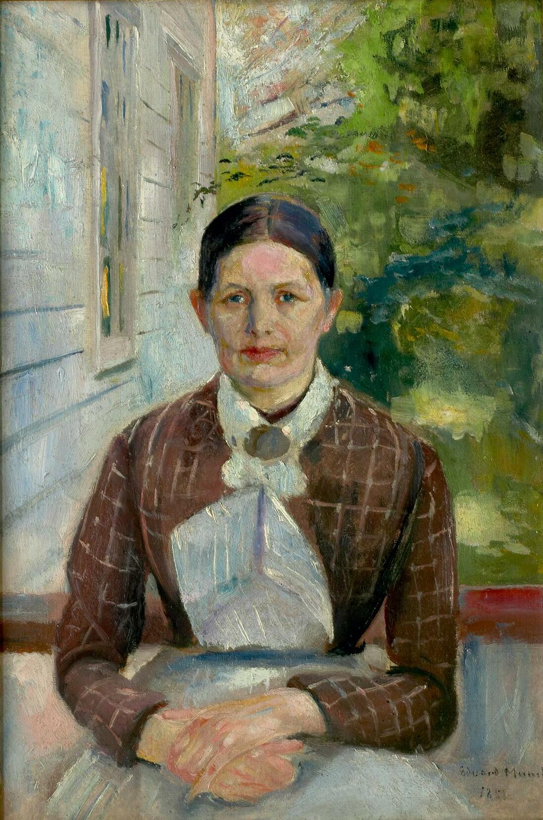 Reproduction du tableau « Karen Bjølstad - Edvard Munch » par Alpha Reproduction en peinture à l’huile