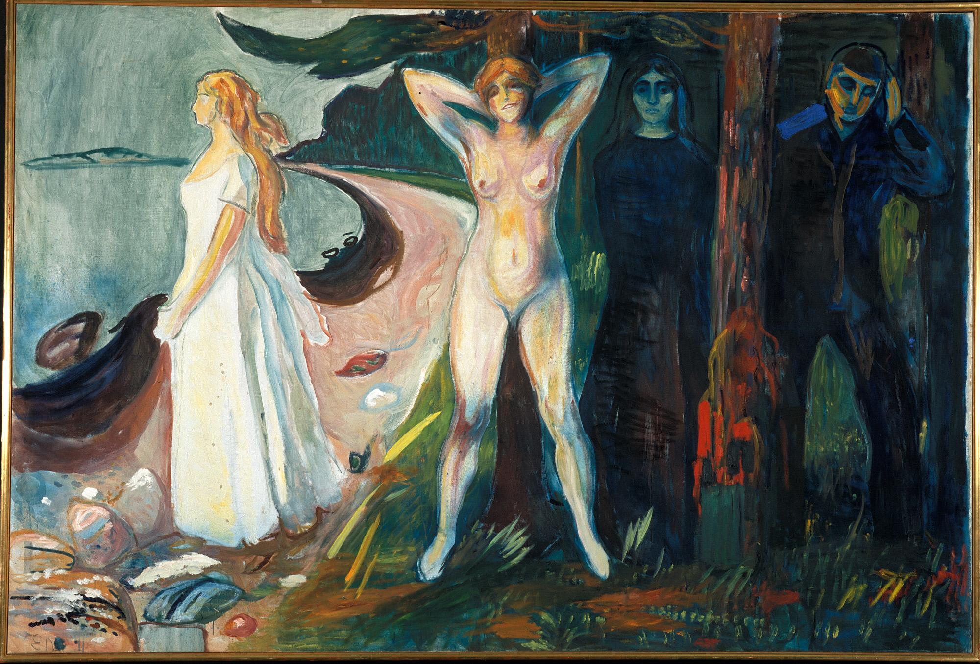 Reproduction du tableau « Femme - Edvard Munch » par Alpha Reproduction en peinture à l’huile