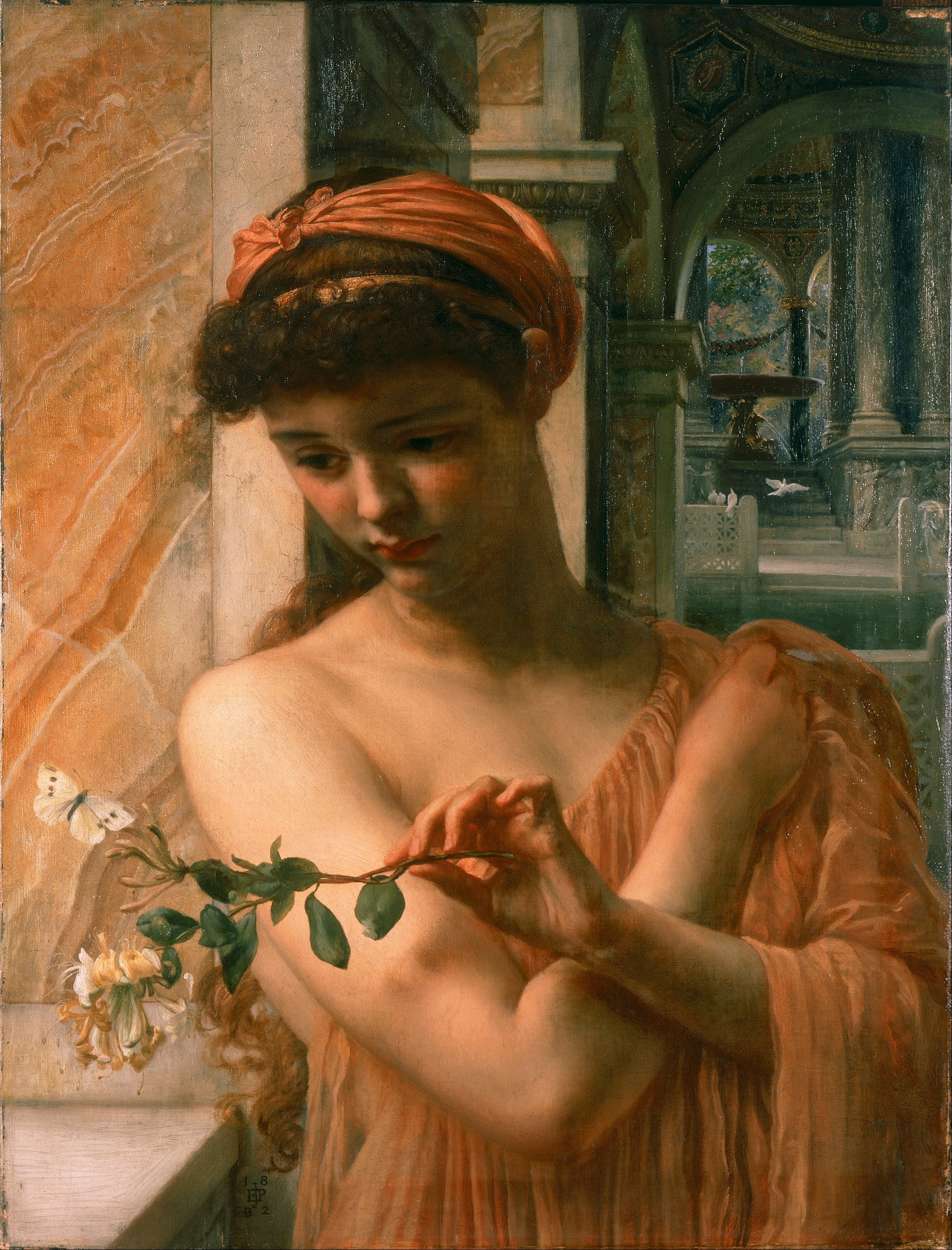 Psyché dans le Temple de l'Amour - Edward Poynter