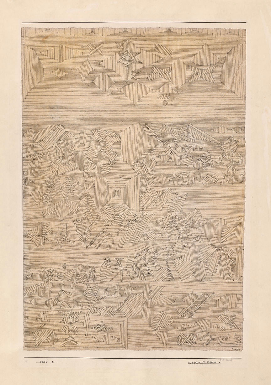 Un jardin pour Orphée — Paul Klee