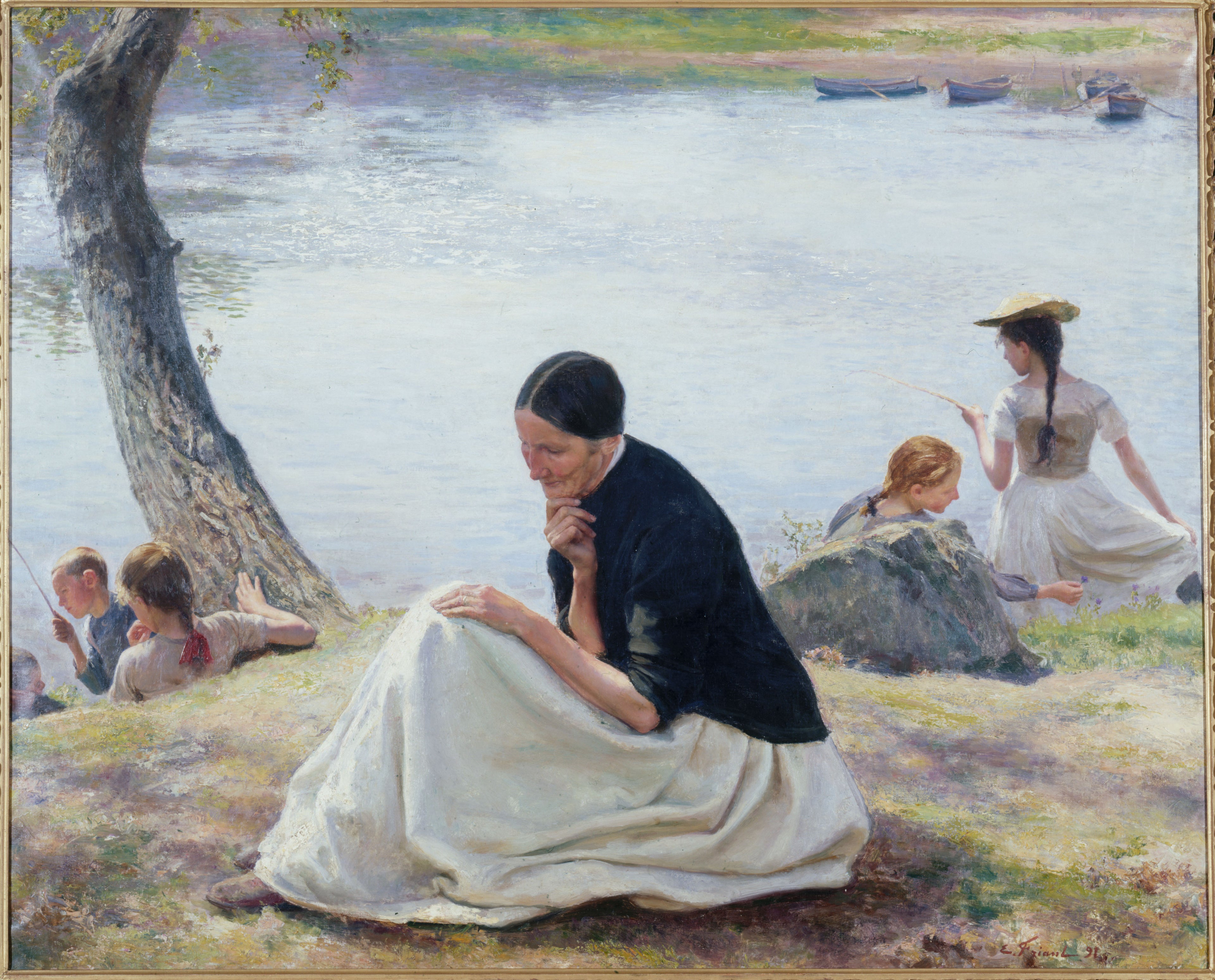 Les souvenirs - Émile Friant