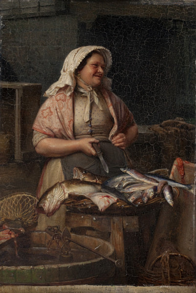 Une poissonnière - Carl Heinrich Bloch