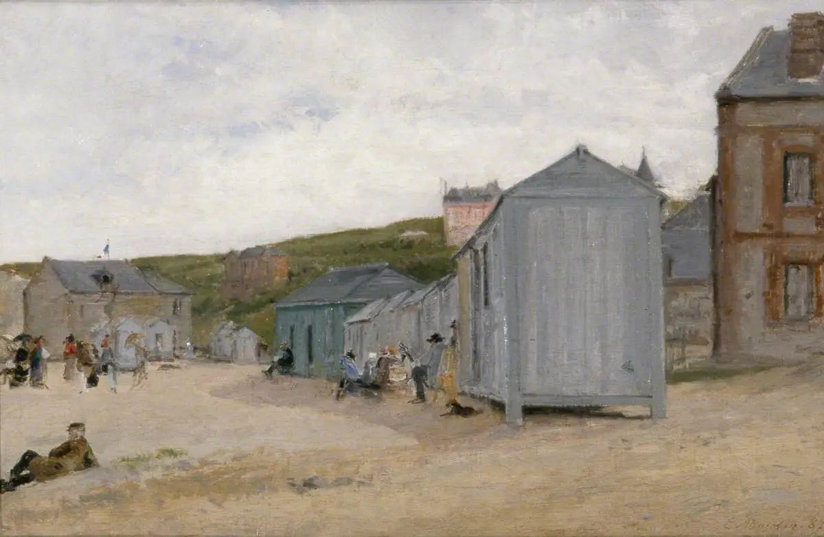 Reproduction du tableau « Trouville, France - Eugène Boudin » par Alpha Reproduction en peinture à l’huile