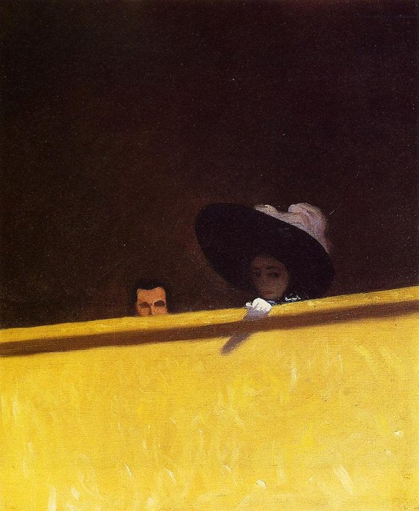 La loge de théâtre, le monsieur et la dame - Félix Vallotton